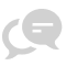 icon illustration of two chat bubbles